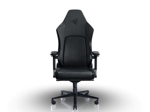 RazerISKURV2Black-LeatherGamingChair-LumbarSupport-MemoryFoamHeadCushion