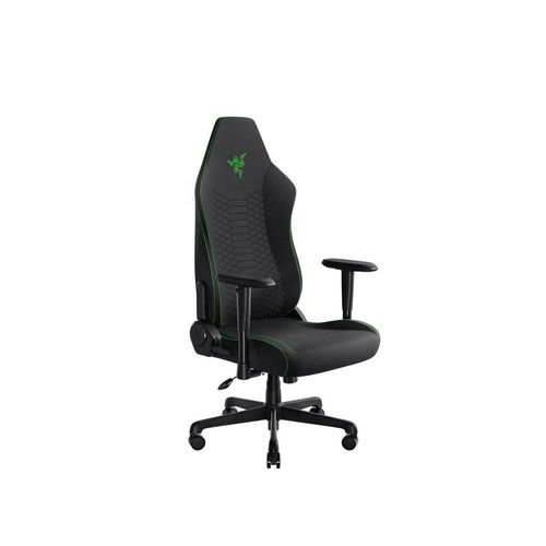 RazerISKURV2XBlackGamingChairLumbarCurvePlusFabric