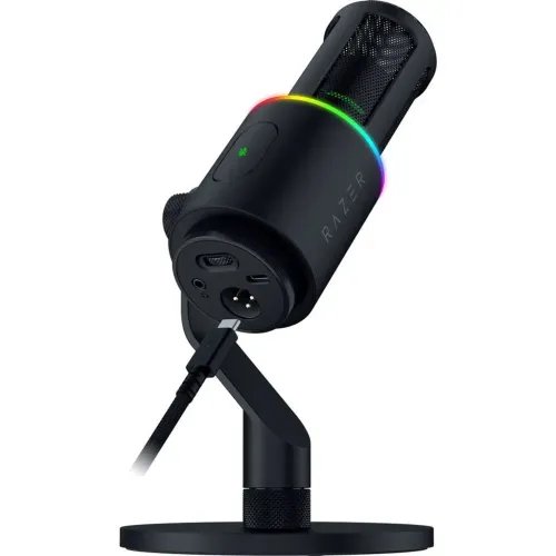 RazerSEIRENV3PROBlack-32BitUSBXLRRGBDynamicMicrophone-PopFilter-ShockAbsorber