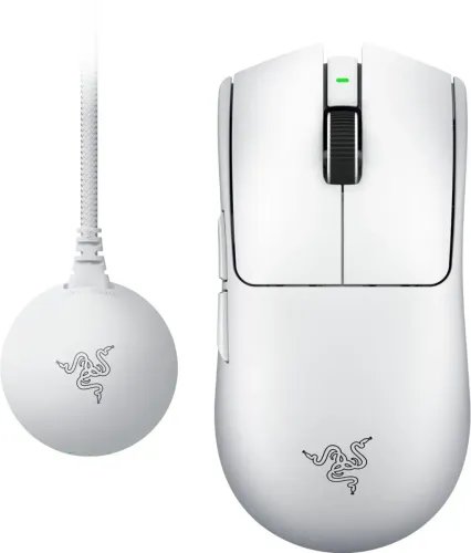 RazerVIPERV4PROWhiteWirelessGamingMouse50g8KPollingRate50KDPI180hBattery