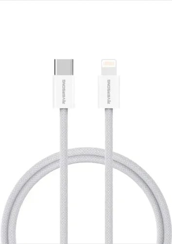 RiversongCableType-CtoLightning27WLotus101mLightGray