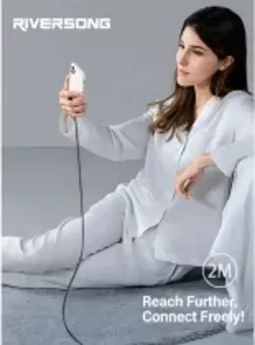 RiversongCableType-CtoLightning27WLotus102mBlack