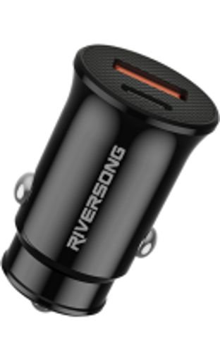 RiversongCarChargerUSBAType-CSafariS9Black