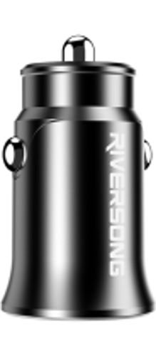 RiversongCarChargerUSBAType-CSafariS9Black