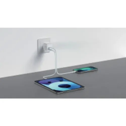 RiversongTravelAdapterPowerKubG20ProDualUSBWhite