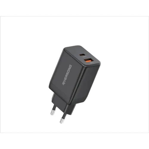 RiversongTravelAdapterPowerKubG45ProDualUSBBlack