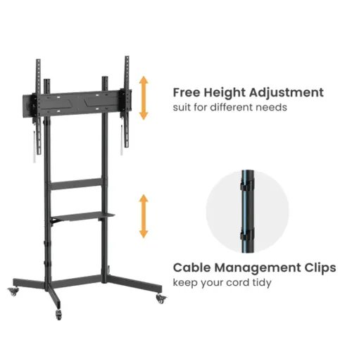 SBOXFLOORMOBILEMOUNT55-100MAXVESA800X600BLACK