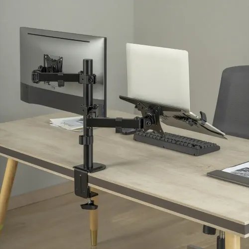 SBOX DESKTOP MOUNT FOR SCREEN AND LAPTOP 17-32 43 - 81cm VESA 100x100 MAX