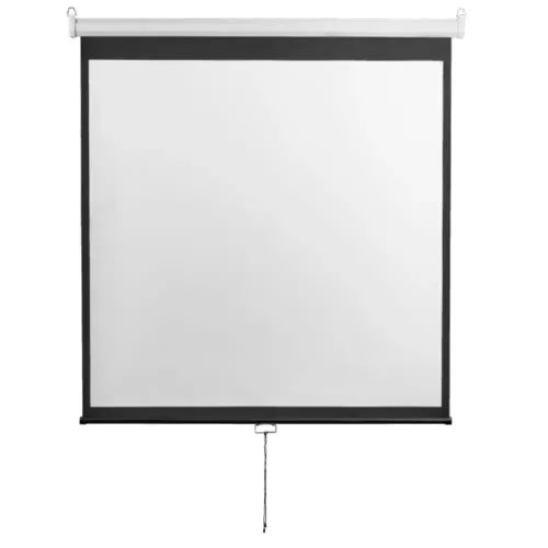SBOX PROJECTOR SCREEN STEEL 100 180x180CM