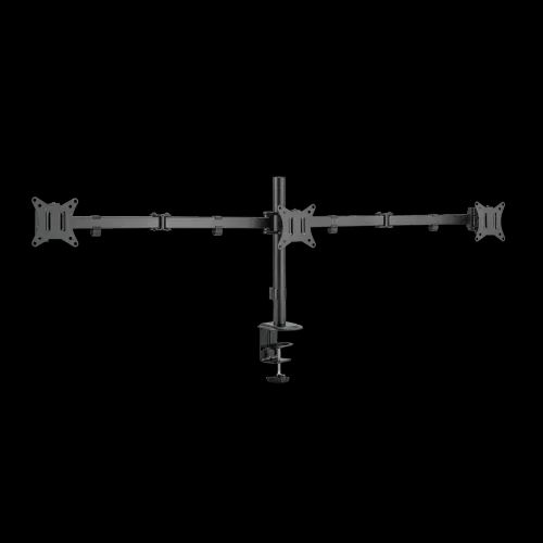 SBOX TABLE STAND FOR 3 MONITORS 17-27 VESA 100x100 MAX