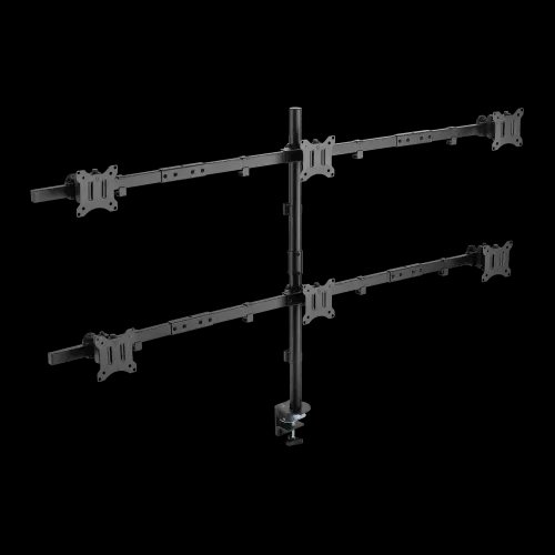 SBOX TABLE STAND FOR 6 MONITORS 17-32 VESA 100x100 MAX