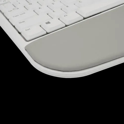 SBOX WIRELESS ERGONOMICAL KEYBOARD WHITE US LAYOUT