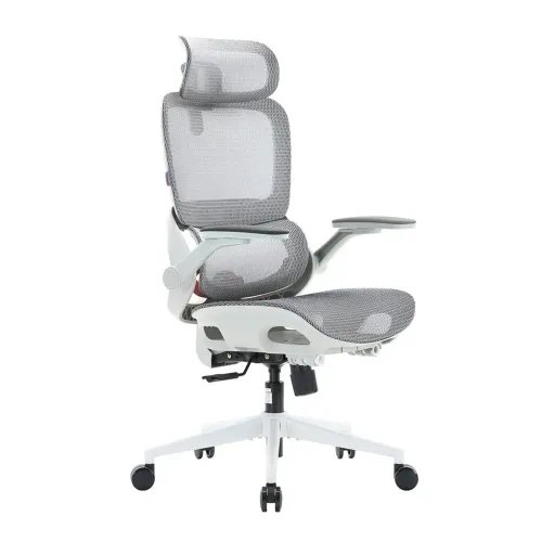 SIHOOERGONOMICCHAIRB100PROGREYWHITE