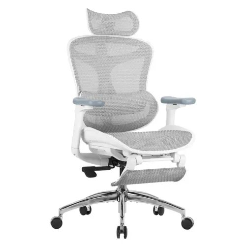 SIHOOERGONOMICCHAIRDOROC300OFFWHITEwithFootrest