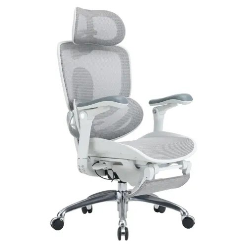SIHOOERGONOMICCHAIRDOROC300PROV2OFFWHITEwithFootrest