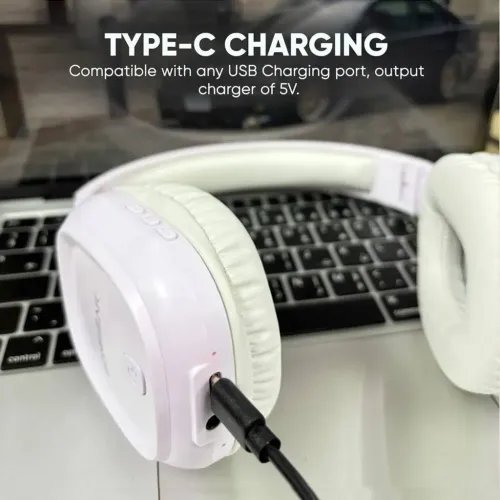 SONICGEARBT5.4OVER-EARHEADPHONESAIRPHONE5CREMECARAMEL