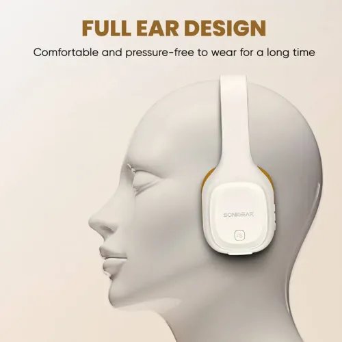 SONICGEARBT5.4OVER-EARHEADPHONESAIRPHONE5CREMECARAMEL