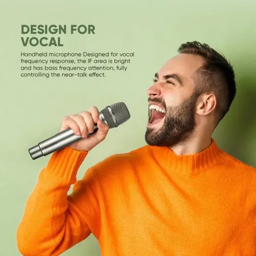 SONICGEARDUALPROFESSIONALUHFWIRELESSLEDMICROPHONEWM3300ULPLATINUM