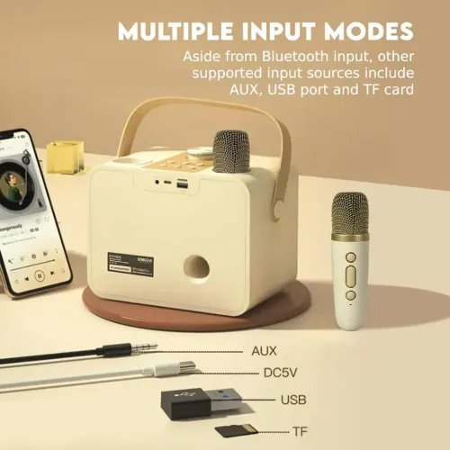 SONICGEARPORTABLEBT5.3KARAOKEWIRELESSSPEAKERIOXK600SOUFFLE