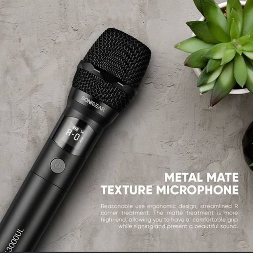 SONICGEARPROFESSIONALUHFWIRELESSMICROPHONEWM3000ULOBSIDIAN
