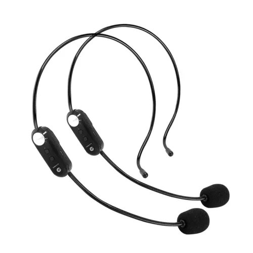 SONICGEARRECHARGEABLEDUALHEADSETMICROPHONESWMH100ULBLACK