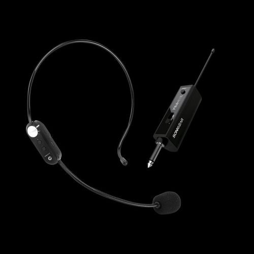 SONICGEARRECHARGEABLEHEADSETMICROPHONEWMH100ULBLACK