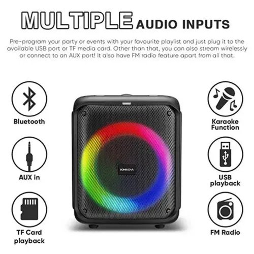 SONICGEARRGBSPEAKERWITHHDAUDIOAUDIOXPRO600RMS90W