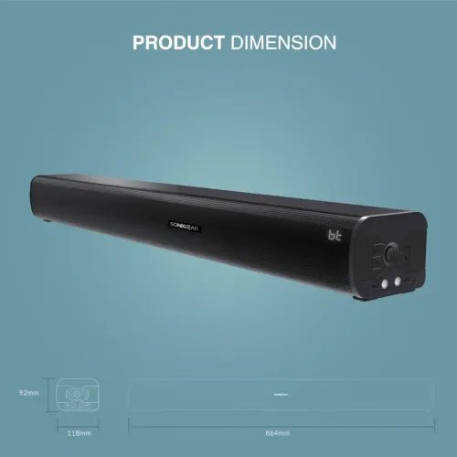 SONICGEARSONICBARBT5.0ULTRABASS140WBLACK