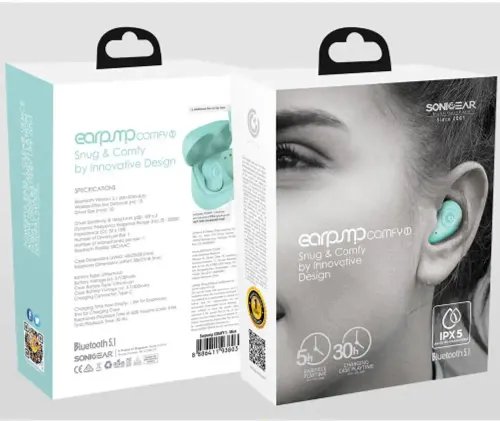 SONICGEAR EARPUMP TWS COMFY 1 MINT