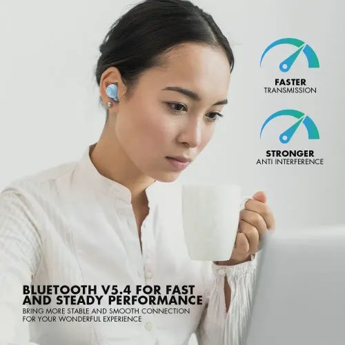 SONICGEAR ENC BT5.4 EARPUMP TWS JEWEL 2 WHITE