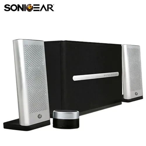 SONIC GEARS 21 HI-FI BLUETOOTH SPEAKERS SPACE 7 SILVER