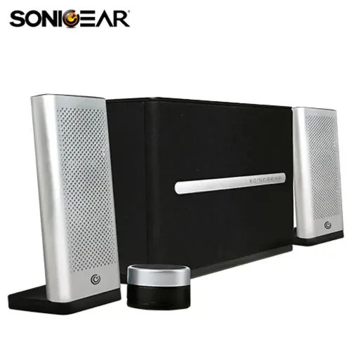 SONIC GEARS 21 HI-FI BLUETOOTH SPEAKERS SPACE 7 SILVER