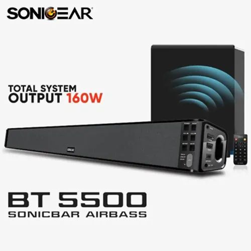 SONIC GEAR AIRBASS SOUND BAR AND SUBWOOFER