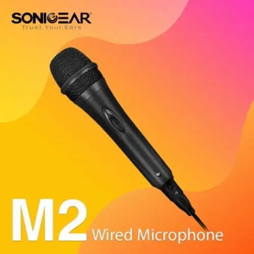 SONIC GEAR WIRED MICROPHONE 65MM JACK M2 BLACK