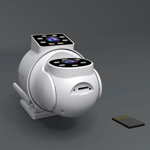 SRIHOMEPZTIPCAMERA4MPDUALLENSWIFIPANORAMICMONITORING