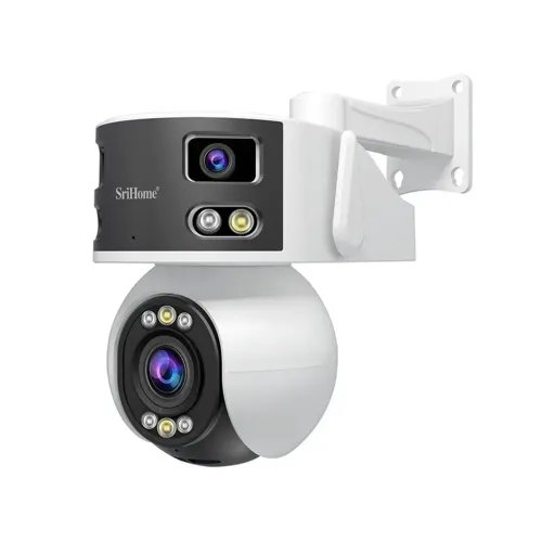 SRIHOME8MPHDMULTI-LENSSUPERWIDEANLGEPANORAMICPTZOUTDOORCAMERA