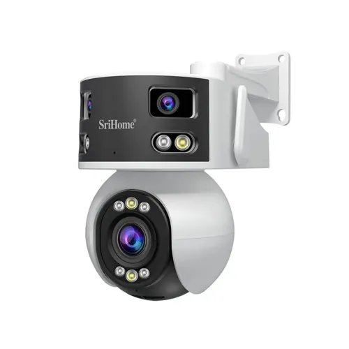 SRIHOME8MPHDMULTI-LENSSUPERWIDEANLGEPANORAMICPTZOUTDOORCAMERA