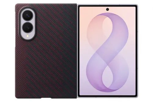 SamsungCarbonMagnetCaseGalaxyZFold8Red