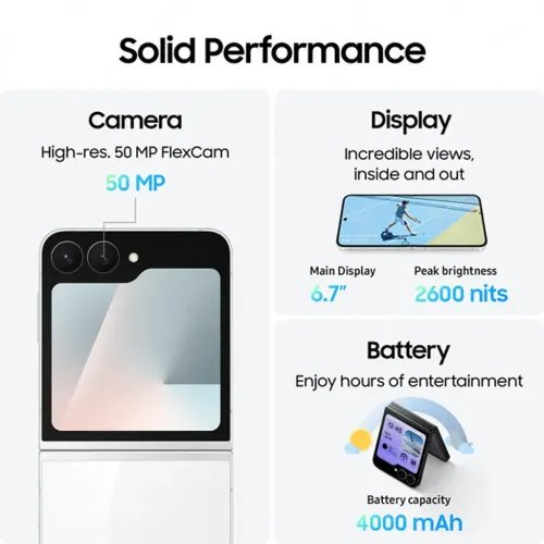 SamsungGalaxyZFlip7FESmartphone128GBBlack