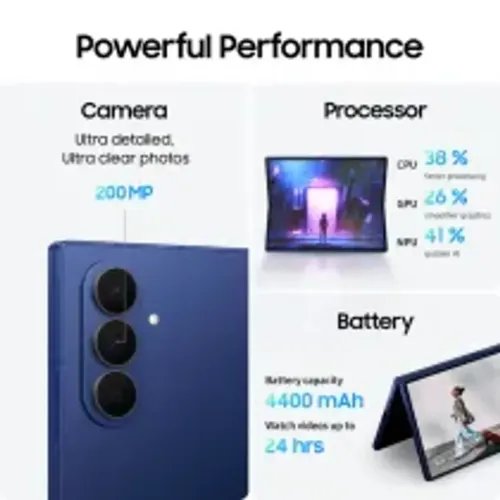 SamsungGalaxyZFold7Smartphone256GBBlueShadow