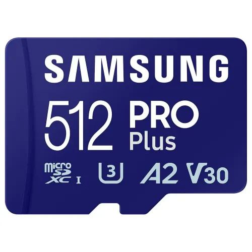 Samsung Pro Plus microSDXC 512GB U3 V30 A2 UHS-I