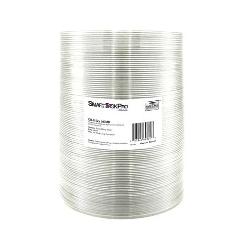 SmartDiskProCDR52x700MB100-PackWrapSilverbyVerbatim-69832