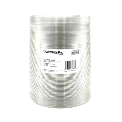 SmartDiskProDVDR16x4.7GB100-PackWrapSilverbyVerbatim-69833