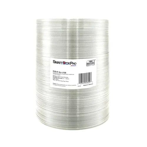 SmartDiskProDVDR16x4.7GB100-PackWrapWhiteInkjetPrintable-69829