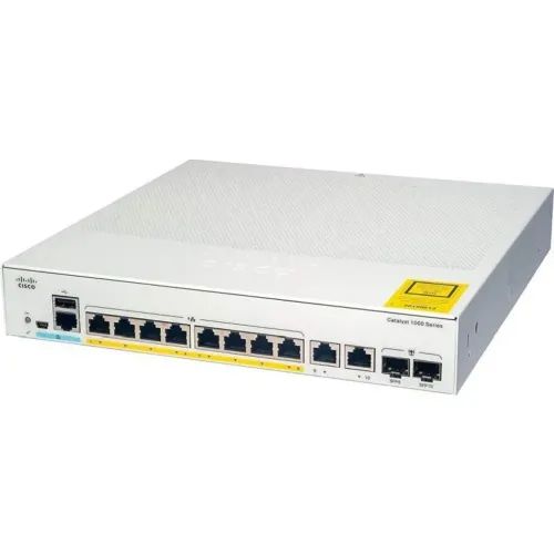 SwitchCiscoCatalyst12008-portGEPoEExtPS2x1GCombo