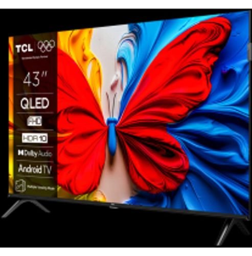 TCL43S5KFullHDQLEDTV60HZwithHDRandAndroidTV2025