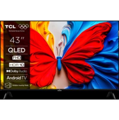 TCL43S5KFullHDQLEDTV60HZwithHDRandAndroidTV2025