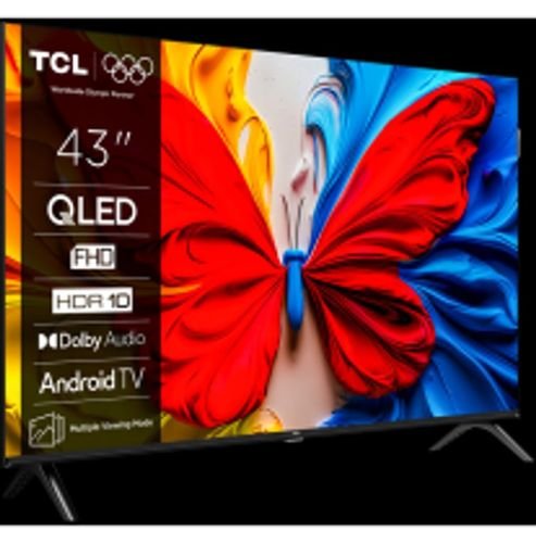 TCL43S5KFullHDQLEDTV60HZwithHDRandAndroidTV2025