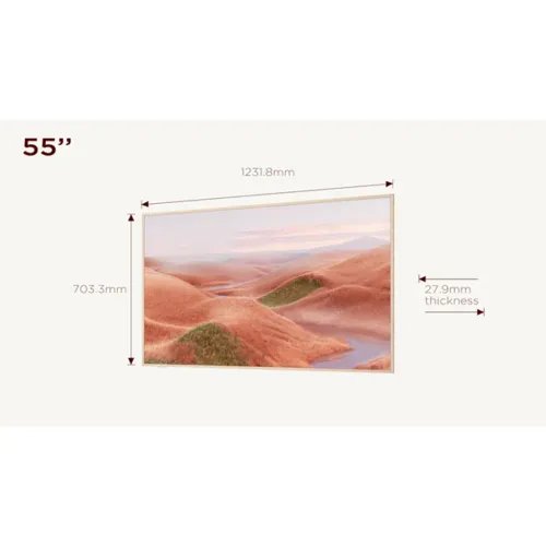 TCL55A300WNXTVISIONQLEDTVwithGoogleTVandPrivateartmuseumgallery2024