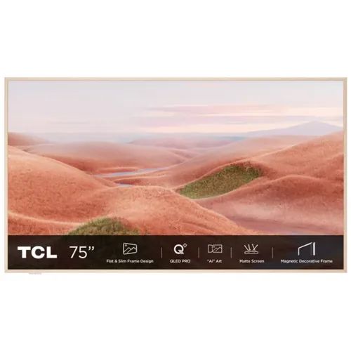 TCL75A300WNXTVISIONQLEDTVwithGoogleTVandPrivateartmuseumgallery2024